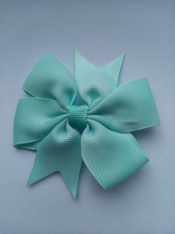 Grote mint groene kleur strik