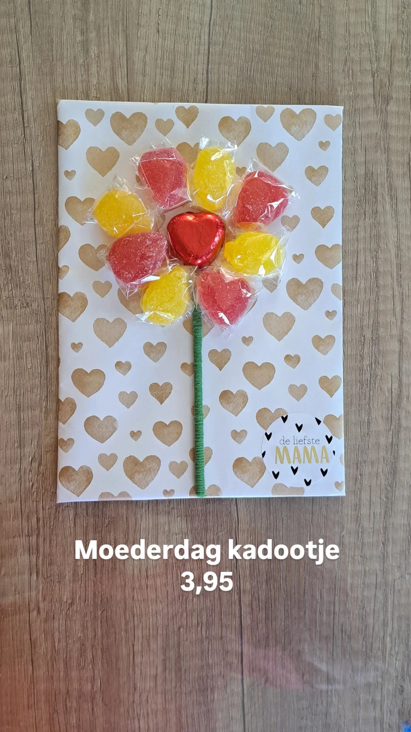 Bloem met snoepjes
