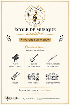 École de musique Musique à la Clef à Noyers-sur-Jabron