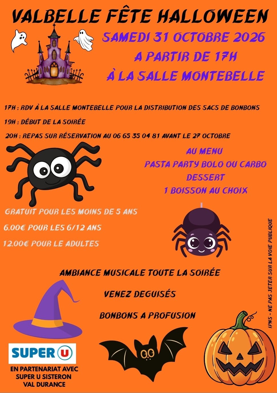 Valbelle fête Halloween - samedi 31 octobre 2026