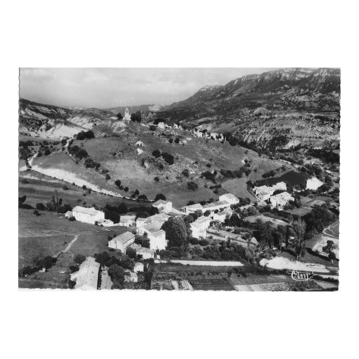 Ancienne vue de Saint-Vincent-sur-Jabron