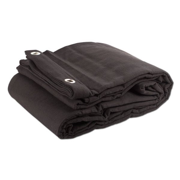 Theaterdoek zwart 3x6 mtr.