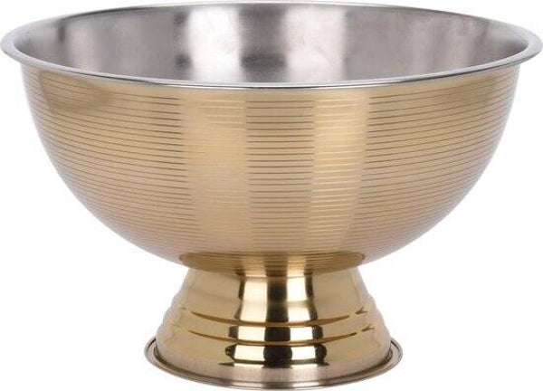 Champagne koeler Goud/RVS