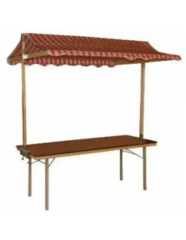 Partykraam 200 x 80 cm (excl.opbouwen)