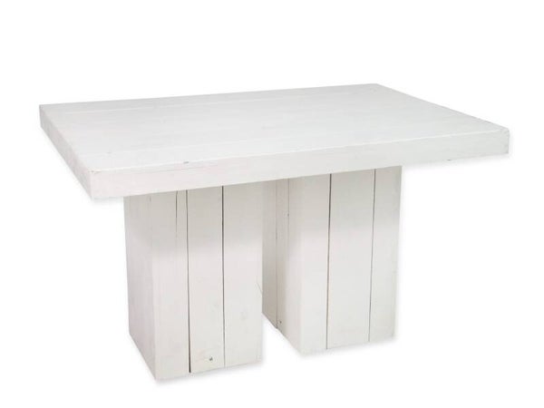 Steigerhouten tafel 160x80 'White'