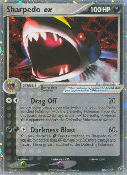 Sharpedo ex (DX 104)