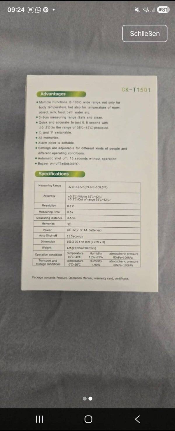 Fieber Thermometer