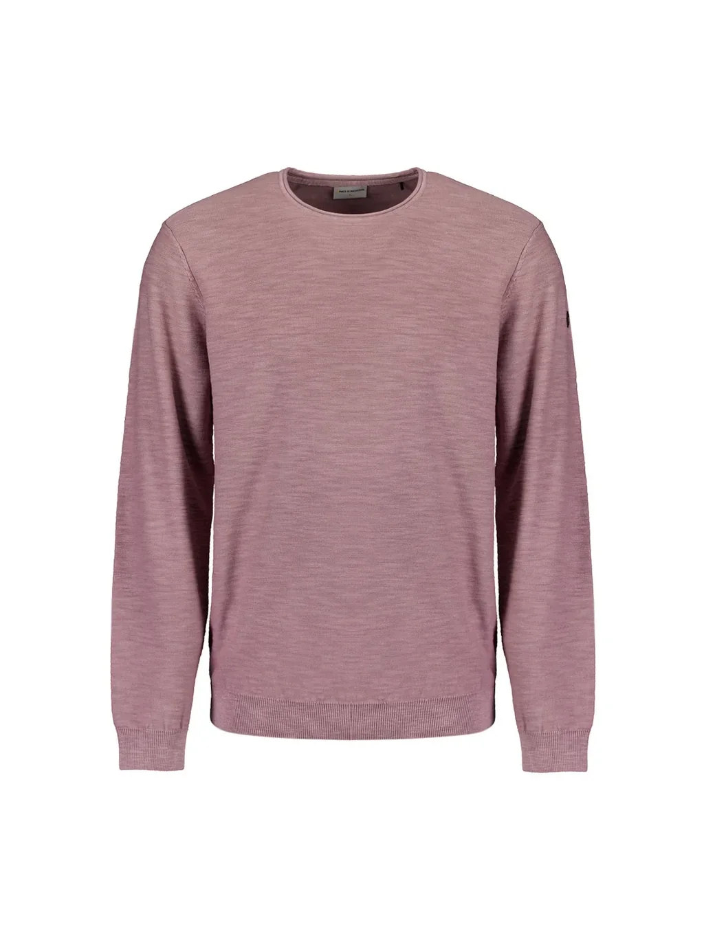 No ExcessPullover Crewneck Relief Garment Dyed + Stone Washed | Mauve 27210101SN