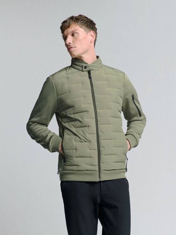 NO EXCESS short fit jacket 27630209 Colour 0177 Litght Army