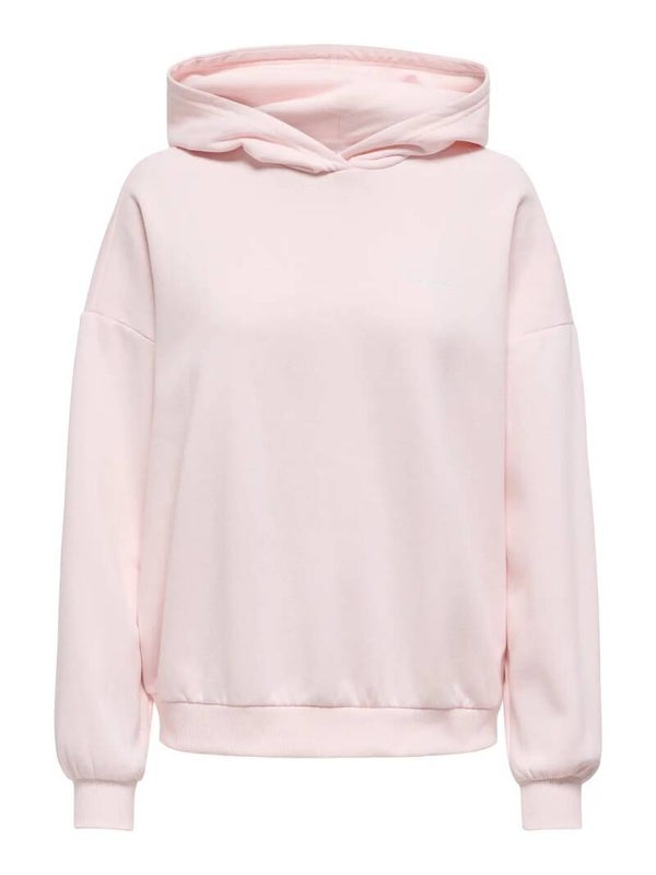 Only ONLKAREN L/S Trui HOODIE PRINT BOX CS SWT Barely Pink Napa barely pink 15350675