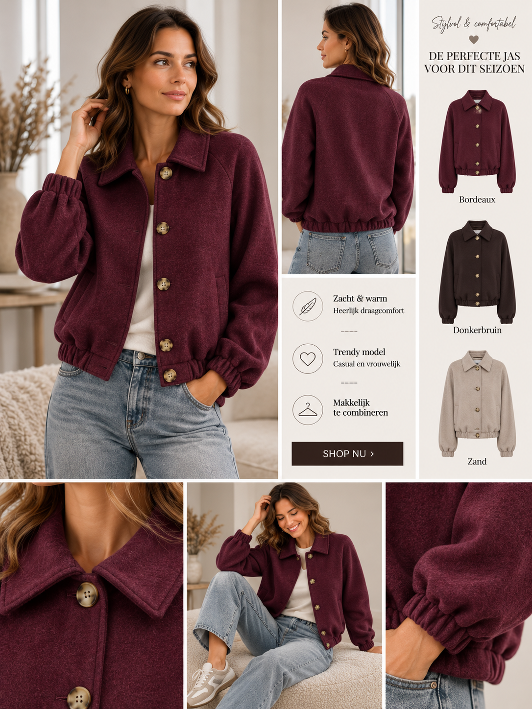 ONLY Onlnancy Llf Collar Jacket CC OTW