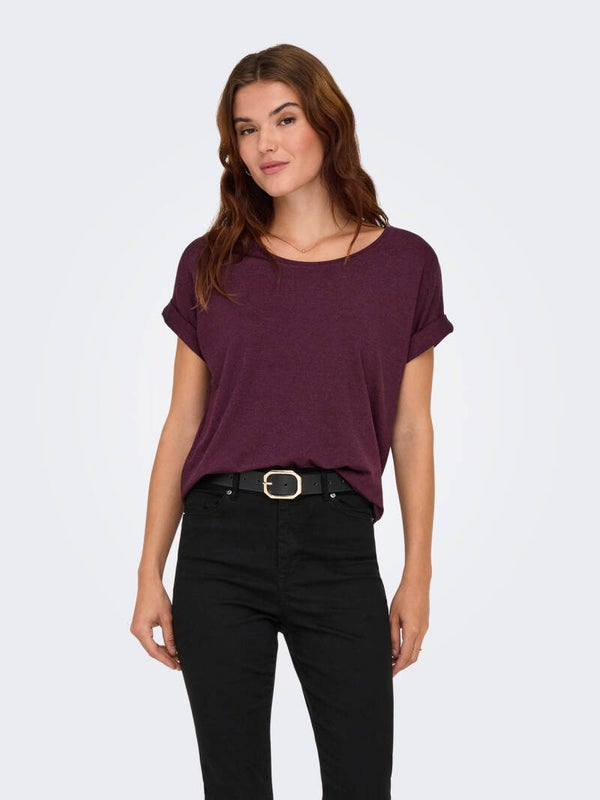 ONLY Onlmoster Top Korte Mouw Ronde Hals