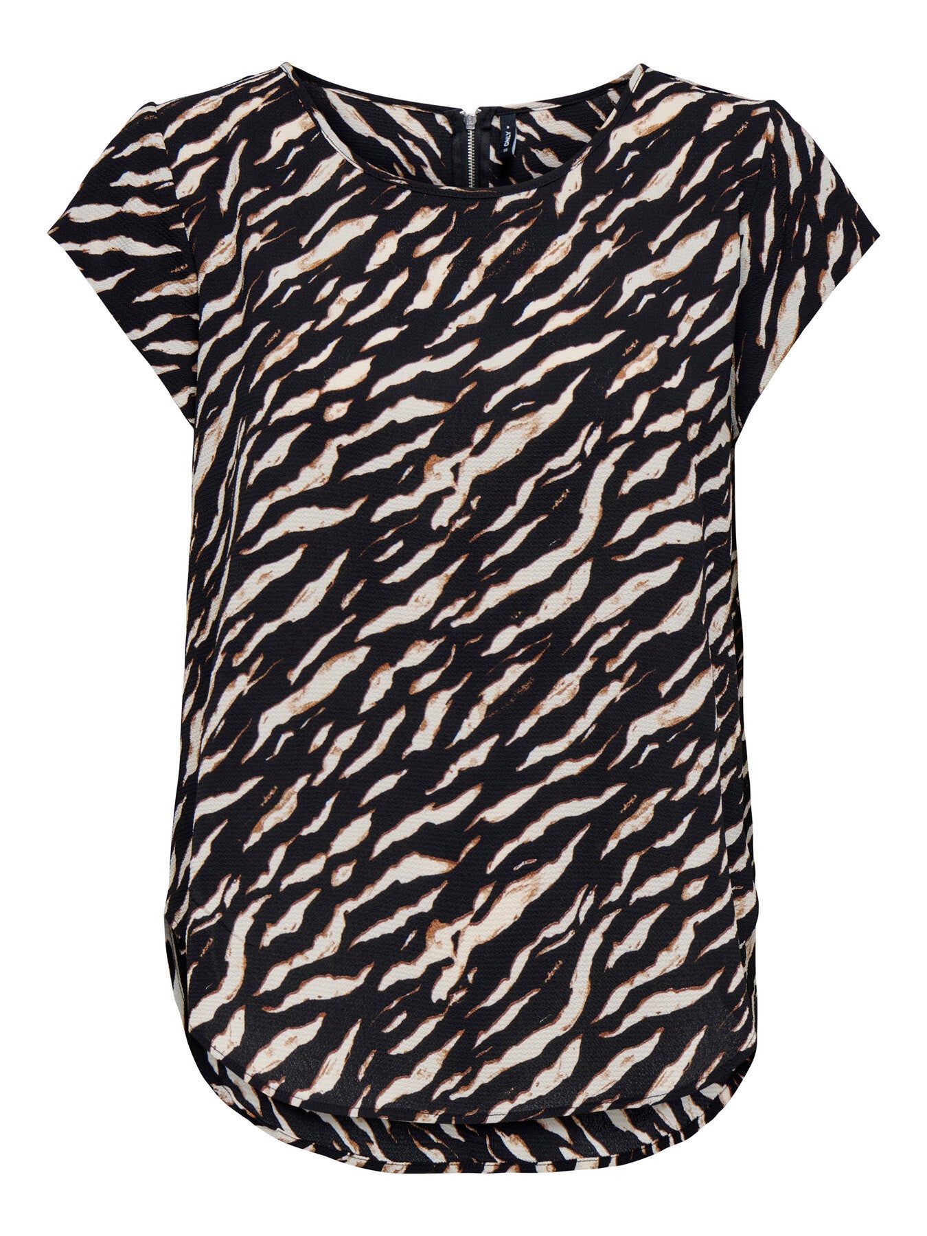 Only ONLVIC S/S AOP TOP NOOS WVN Brush DERIFTING ZEBRA 15161116
