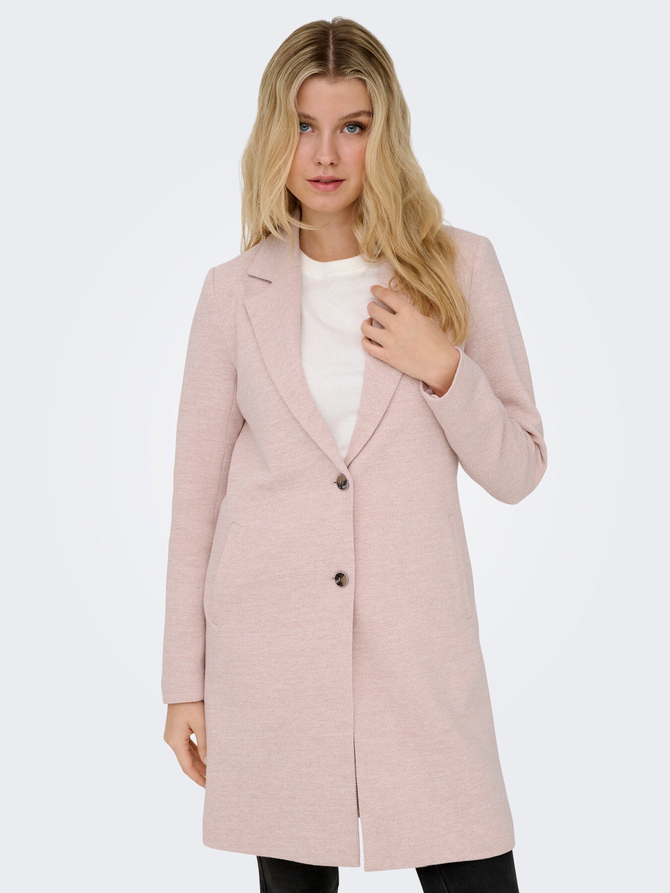 Only ONLCARRIE MEL COAT OTW NOOS Melange Lilac 15173066
