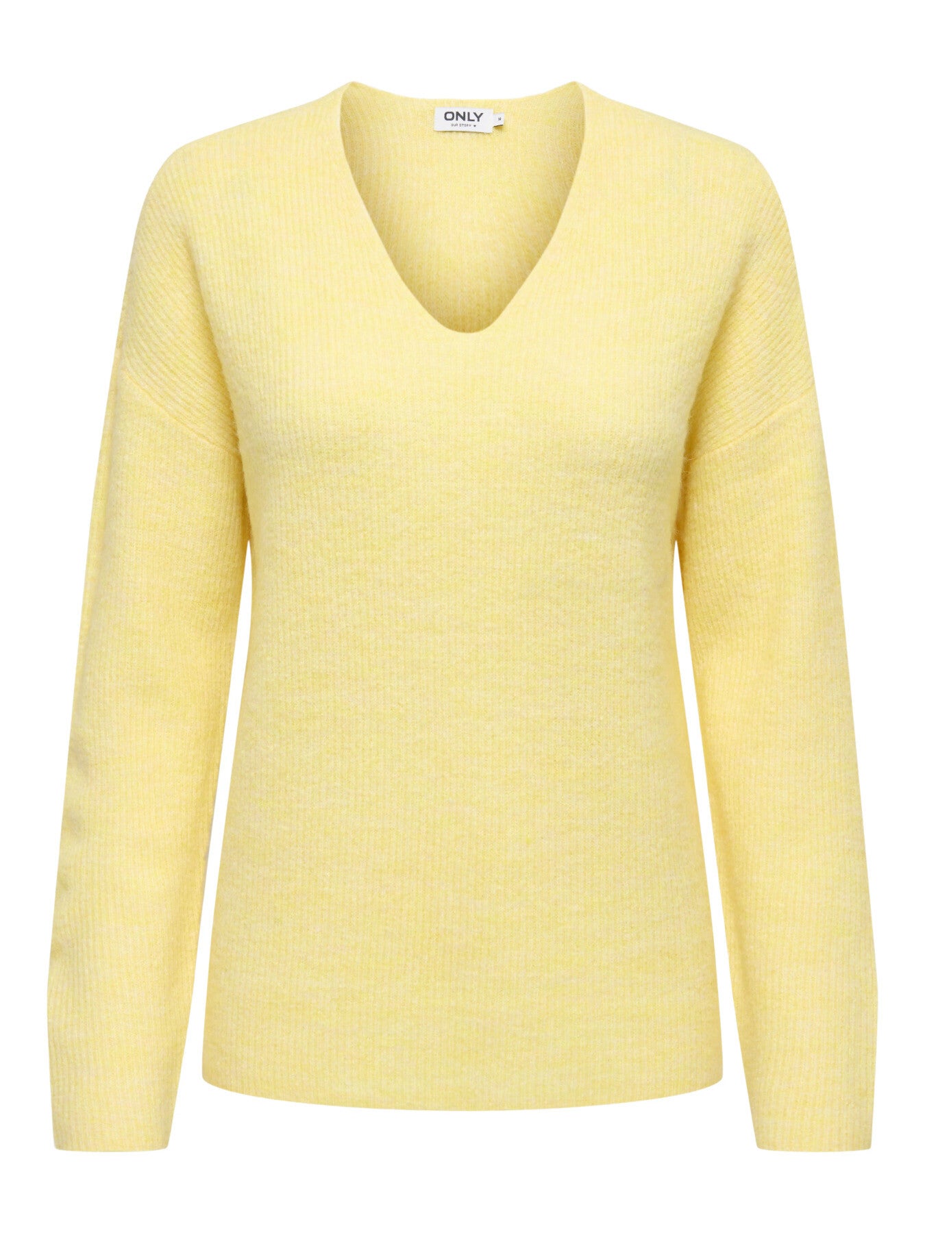 Only ONLCAMILLA V-NECK L/S PULLOVER KNT NOOS Yellow 15204588