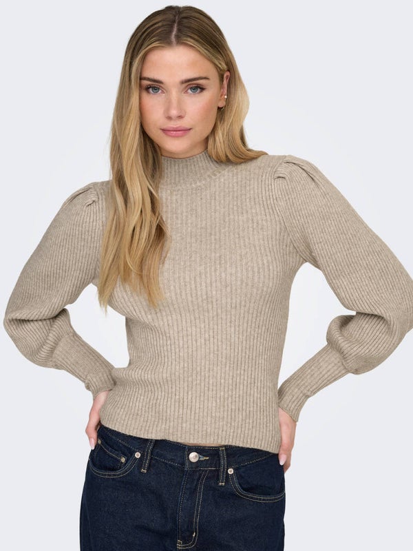 Only ONLKATIA L/S HIGHNECK PULL KNT NOOS