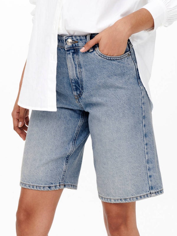 ONLY Onl High Waist Denim Bermuda Short