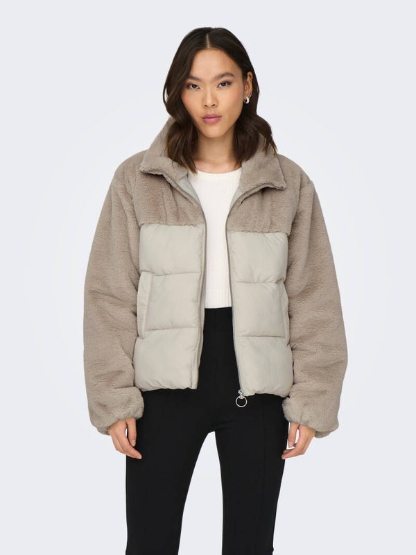 OnlyO NLWANJA FUR PUFFER MIX JACKET NOOS OT