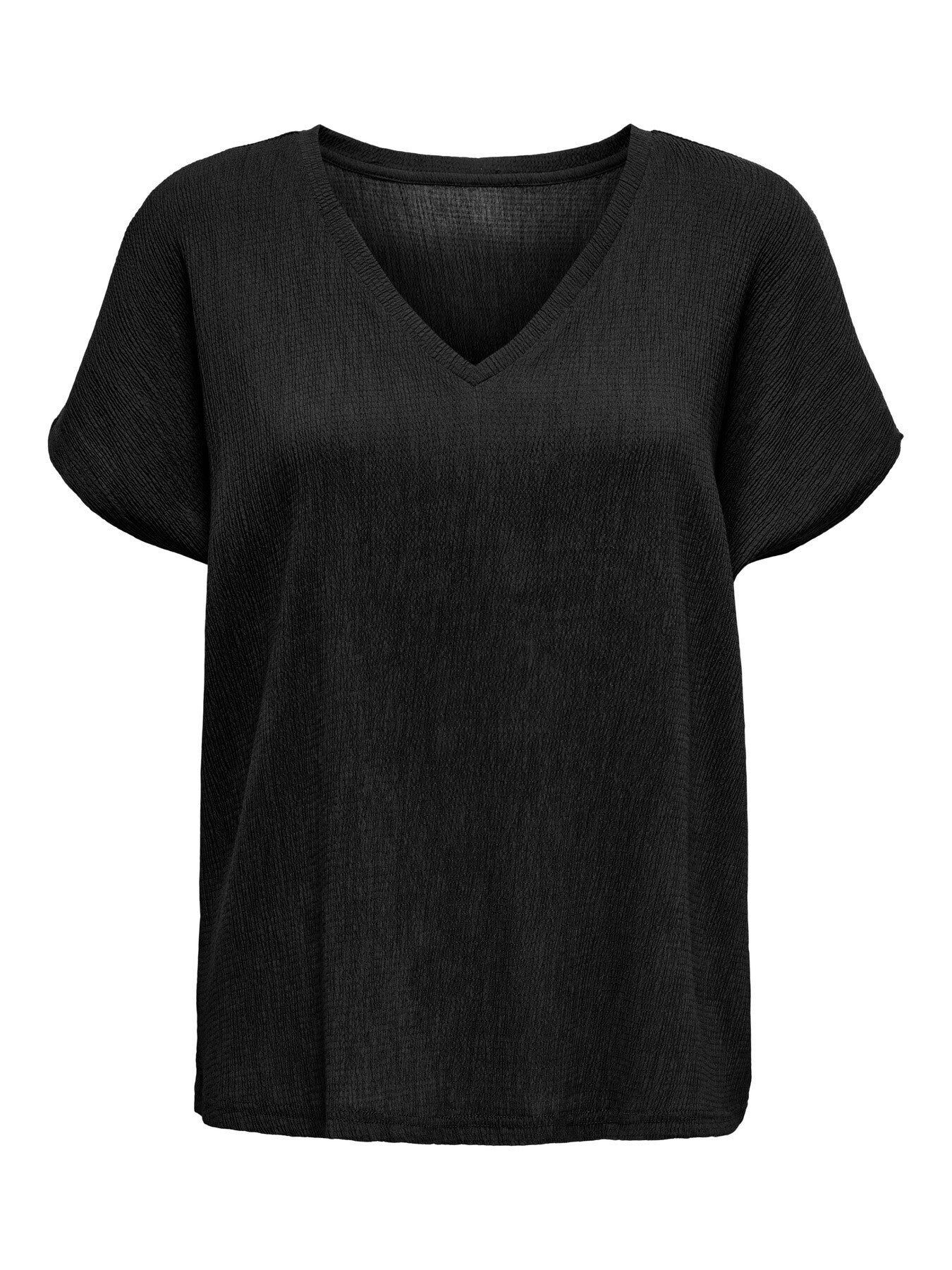 ONLY Kaylie Structure Top Dames – Licht Structuur Shirt