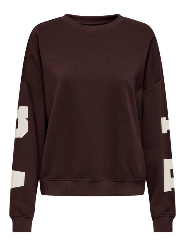 Only ONLSWEAT L/S BACK/SLEEVE PRINT SWT NOOS