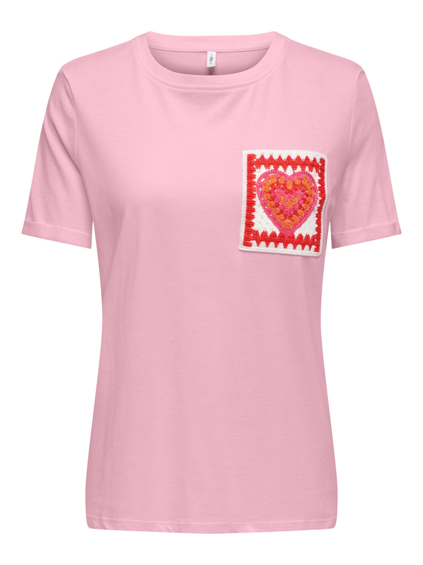 Only Onluma life s/s Reg Tee CS PR Jrs Romance Rose 15378314 (15372348)