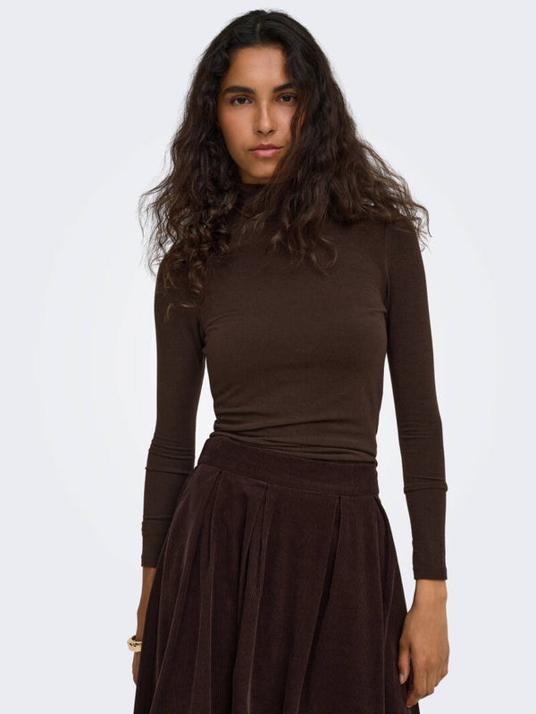 Only ONLGLAMOUR Roll-Neck Top Jrs | Vanelleswat