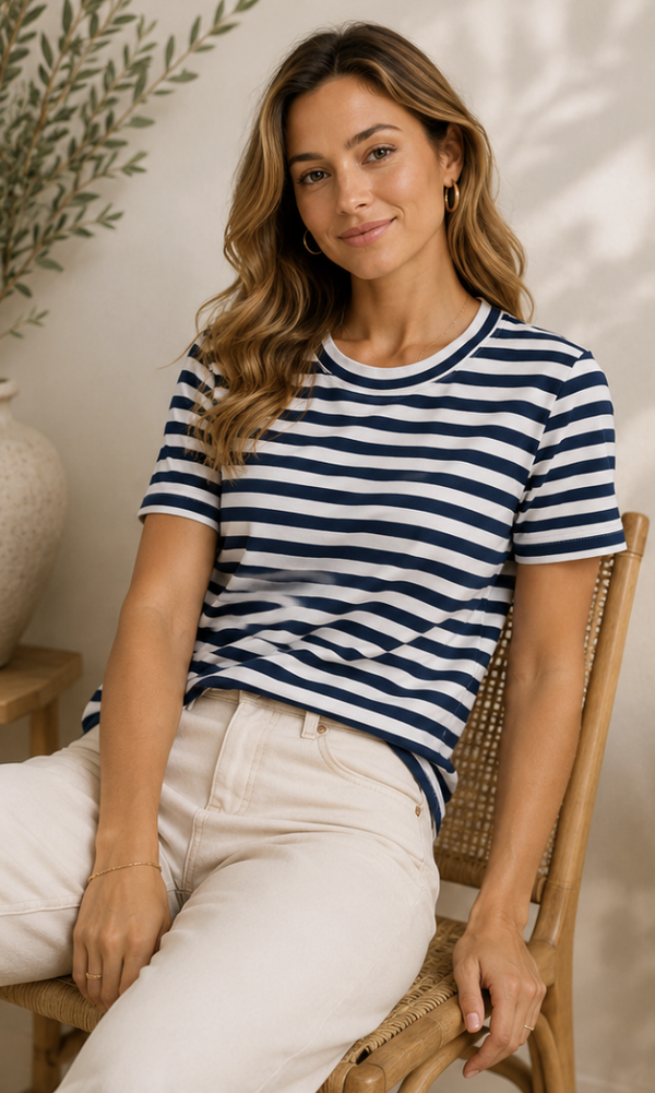 Iz Naiz SHIRT STRIPE – Gestreept T-Shirt (Diverse Kleuren)