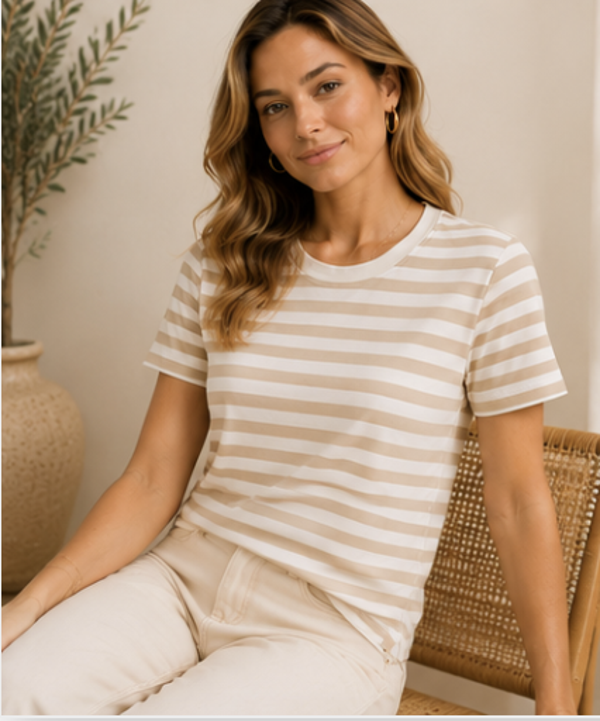 Iz Naiz SHIRT STRIPE – Gestreept T-Shirt (Diverse Kleuren)