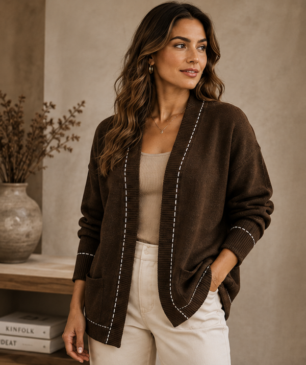 Sophia Perla Enya Vest Brown