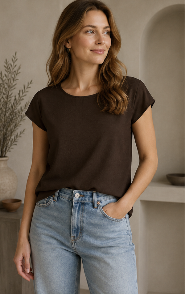 Only ONLVIC S/S SOLID TOP NOOS WVN