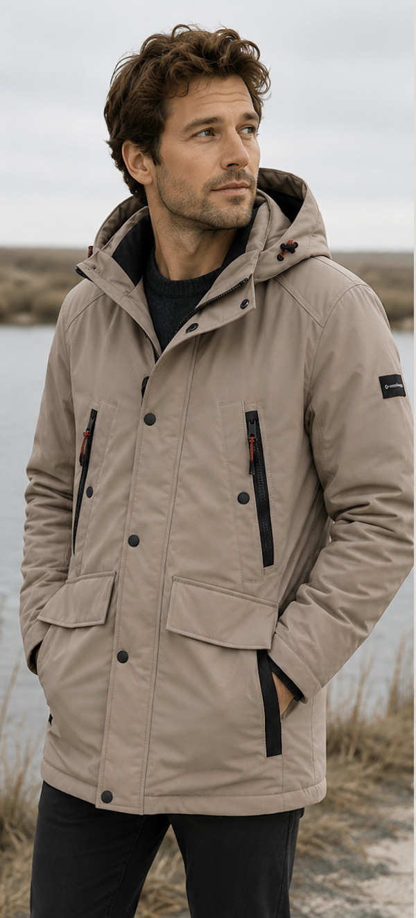 Tom Tailor Snow Coat Winter Parka Taupe