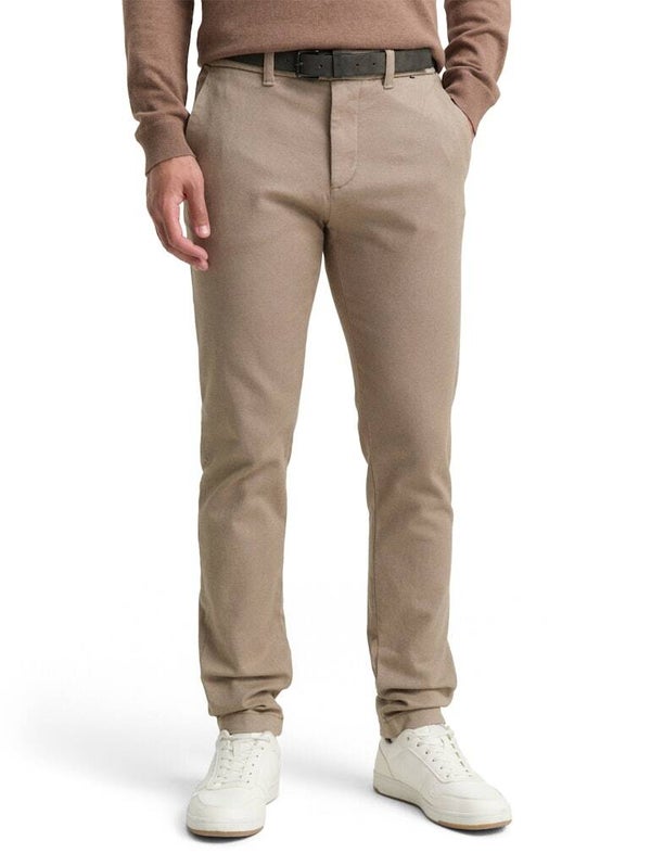 Tom Tailor 1037547 traveler slim chino Men Color: 38564 beige brown zig zag structure