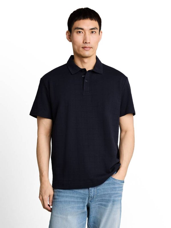 Tom Tailor Structured Polo - Sky Captain Blue  (1052157)