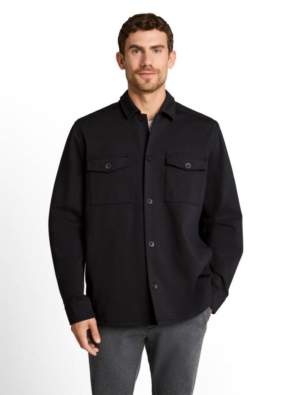 Tom Tailor Smart Sweat Overshirt Black – 1052340
