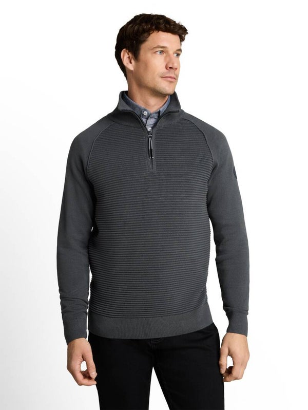 Tom Tailor minimal structured troyer knit