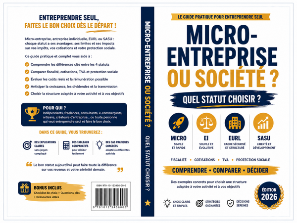 micro entreprise ou société ? que choisir ? version papier