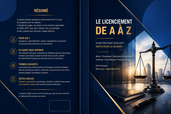 Livre le licenciement de A à Z version numérique