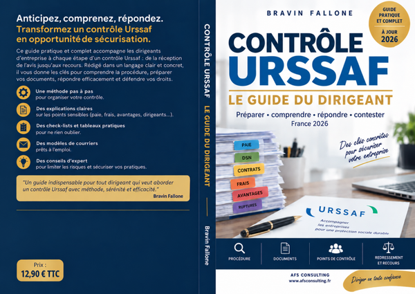 Contrôle d'urssaf, le guide de l'employeur version papier