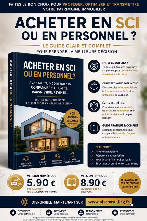 livre faut il acheter un biens immobilier en sci ou en nom propre version numerique