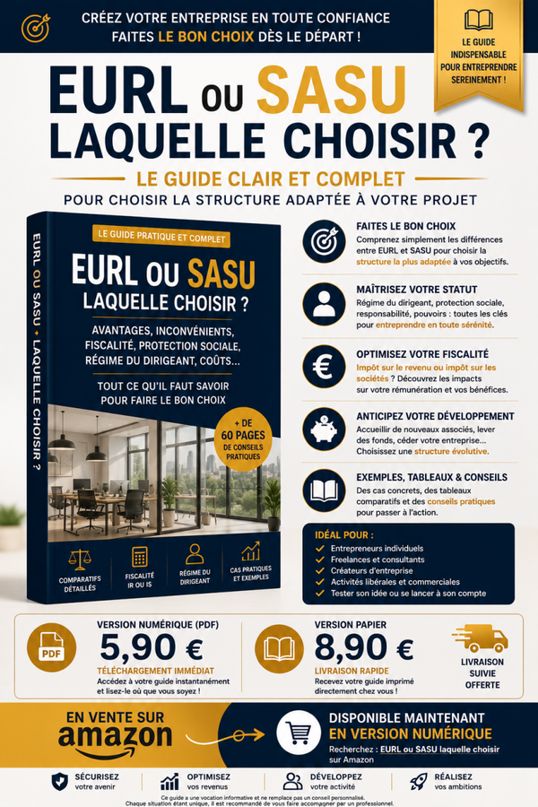 livre que choisir entre l 'EURL et la SASU version papier