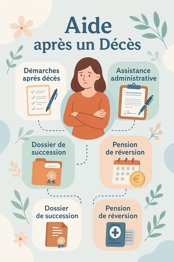 aide administrative suite a un décès