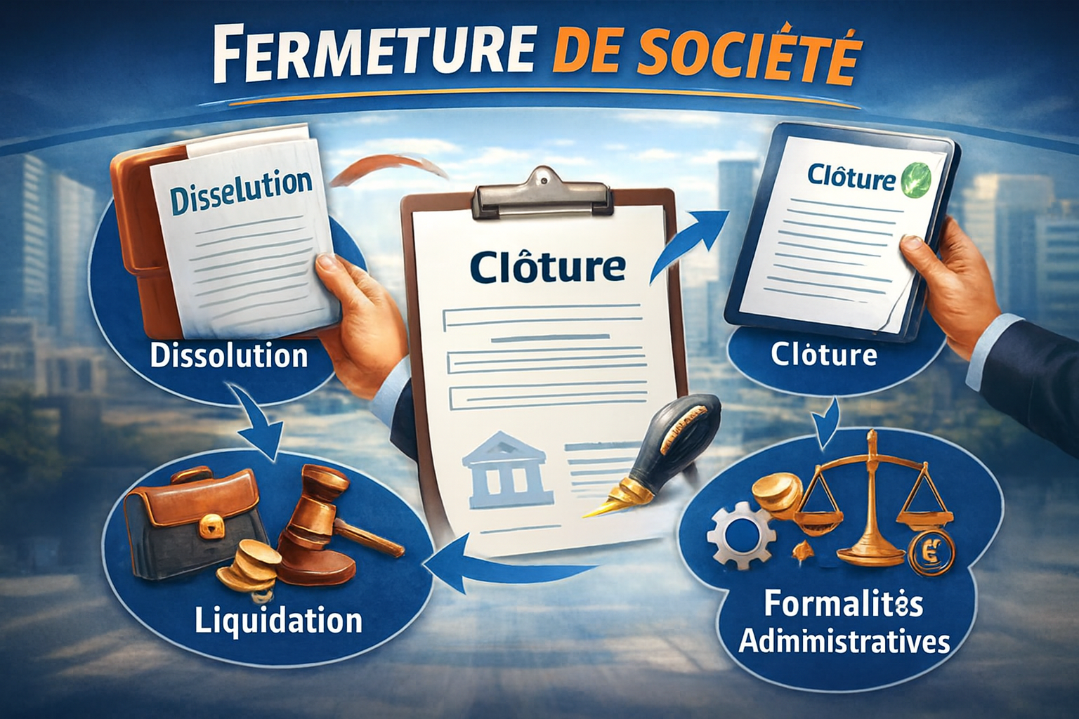 fermeture de société