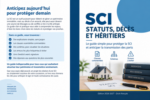 Livre sci statut, décès et héritier version numérique
