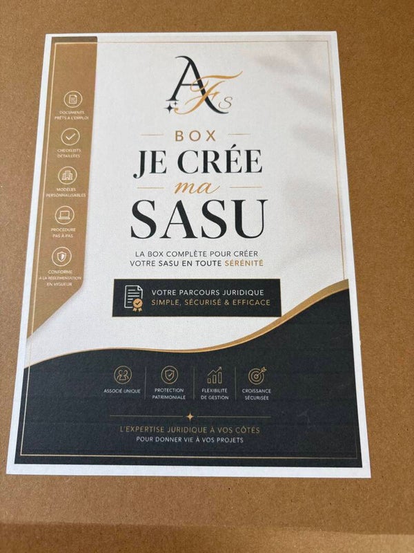 box je cree ma SASU