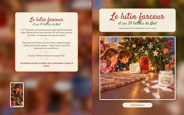le lutin farceur et ses 24 betises en numérique