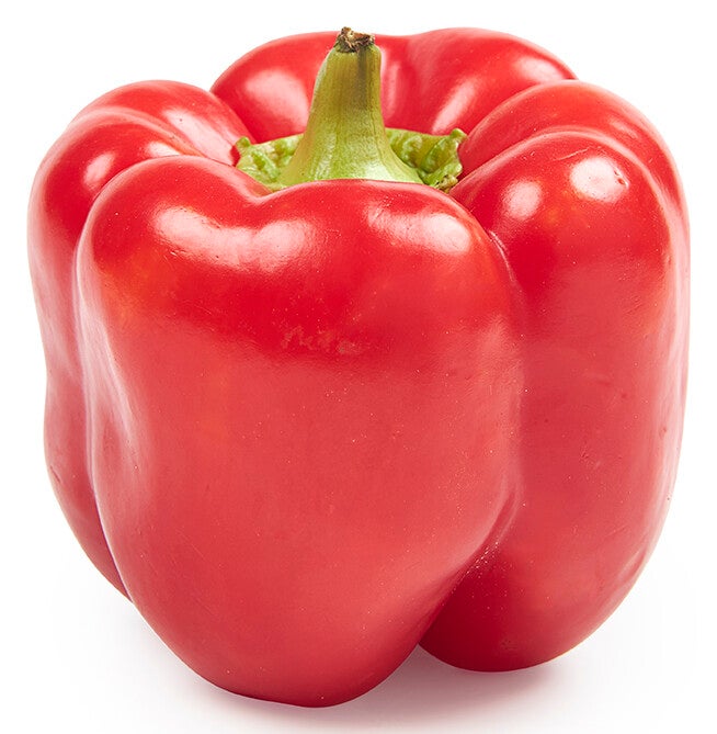Rode paprika per stuk
