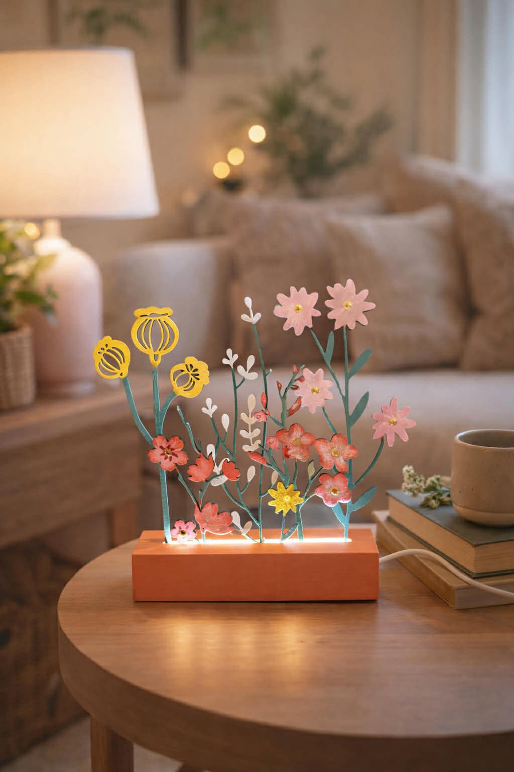 Kit lampe fleurs