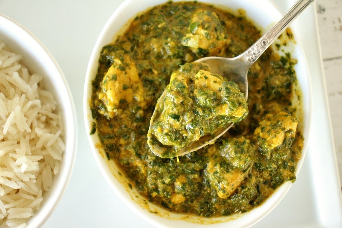 chicken saag