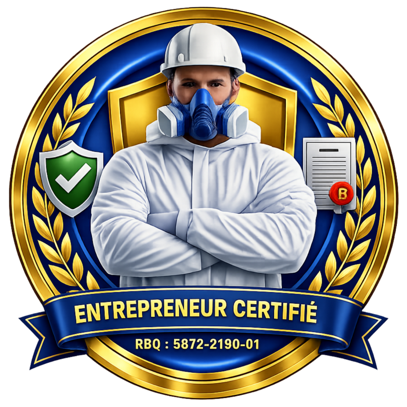 Licence RBQ isolation et décontamination ENM