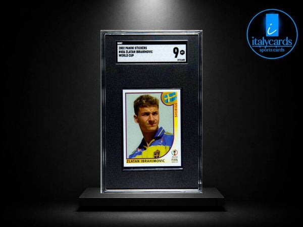 2002 PANINI KOREA/JAPAN ZLATAN IBRAHIMOVIC GRADED SGC 9
